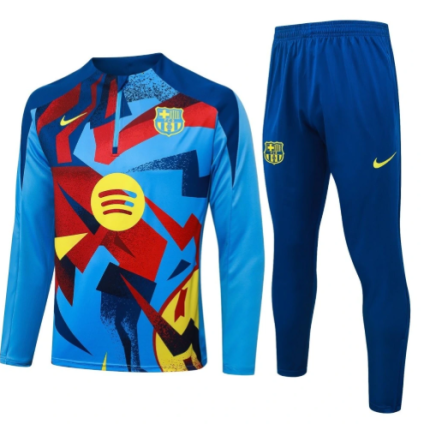 25/26 Barcelona half-pull tracksuit